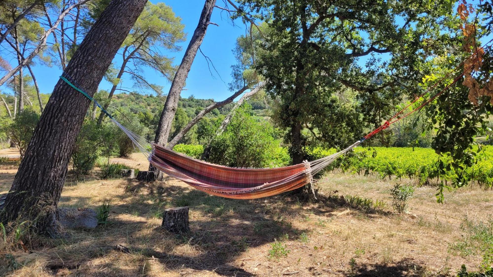 La Pinede, Logement Privatif Au Chateau Aumes Buitenkant foto